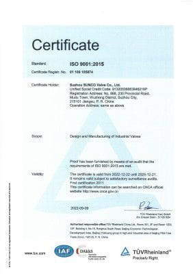 ISO 9001-TUV Rheinland