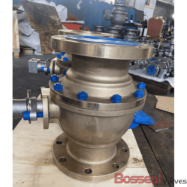 6 Inch Side Entry Ball Valves, ASTM B148 C95800, CL300, FF