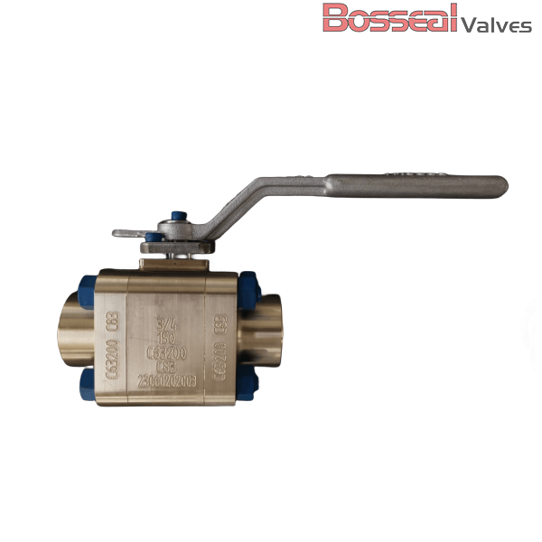 2 Piece Ball Valve, API 6D, C95800, 2 Inch, 300 LB, NPT