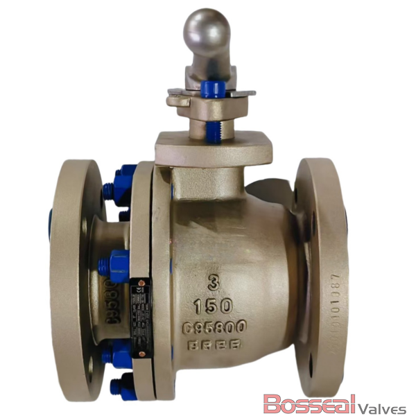 Bronze 2-Piece Ball Valve, BS 5351, C95800, 32 IN, CL300, RF