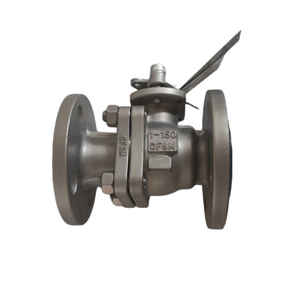 ASTM A351 CF8M Floating Ball Valve, 1 Inch, 150 LB, API 608