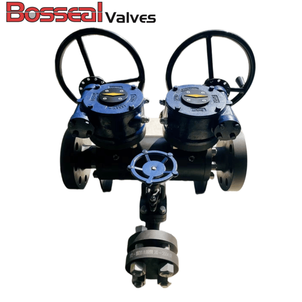 Modular DBB Ball Valve, API 6D, 2IN, 1500 LB, A105N, RTJ, Gear