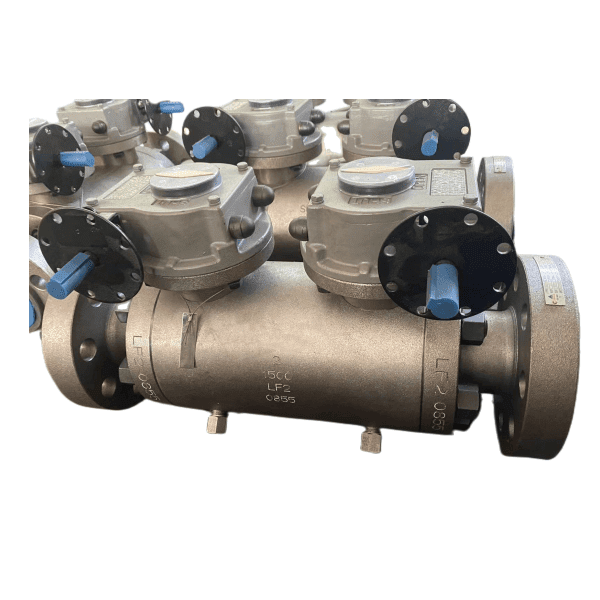 ASTM A350 LF2 DBB Ball Valve, 2 Inch, 1500 LB, API 6D, RTJ