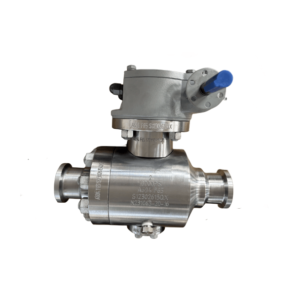 API 6A Trunnion Ball Valve, 2 Inch, 10000 PSI, A694 F65, RTJ