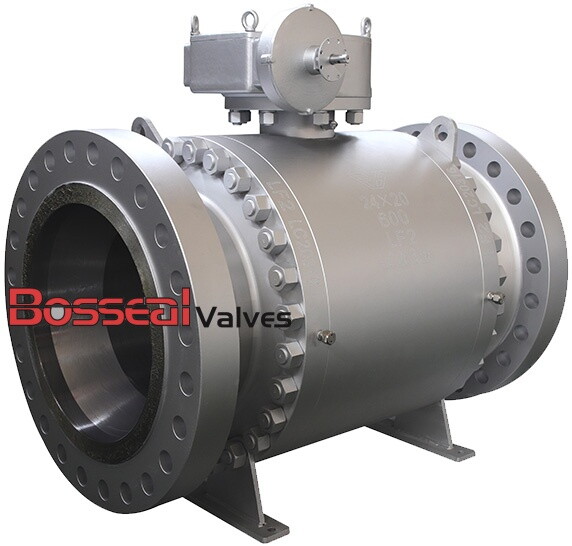 3-Piece Ball Valve, ASTM A350 LF2, API 6D, 48 IN, CL150, RF