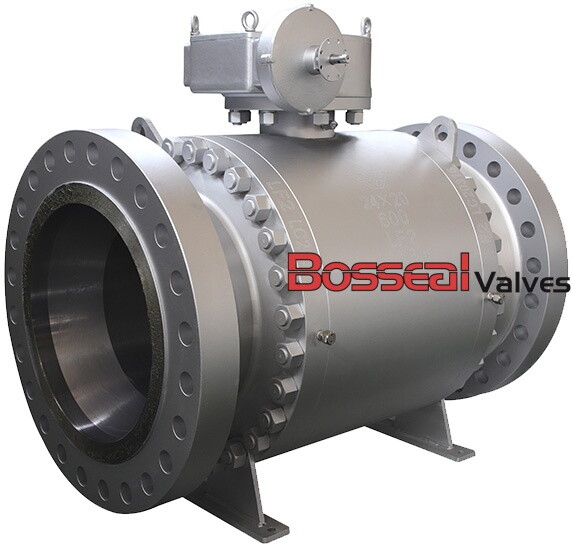 3PC Ball Valve, ASTM A105N, API 6D, 26 Inch, 300 LB, RF