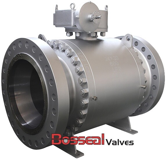 RTJ Flanged Ball Valve, 3 PC, 12 Inch, 900 LB, API 6D