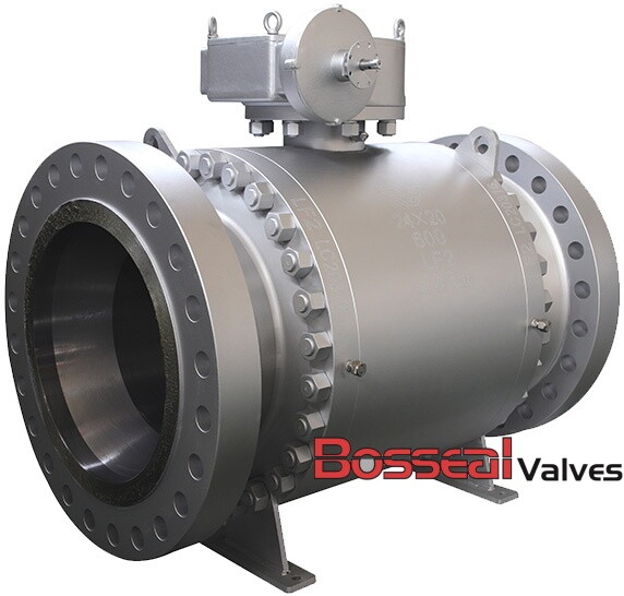 DBB Trunnion Ball Valve, 20 Inch, 900 LB, API 6D, A350 LF2