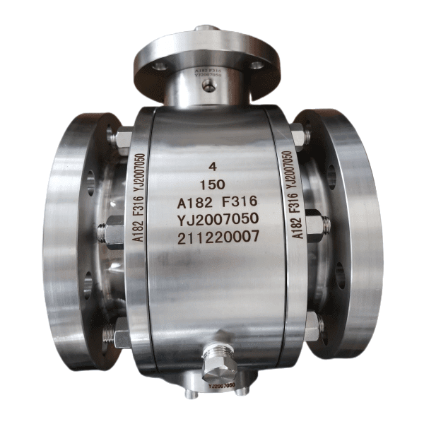 ASTM A182 F316 Trunnion Ball Valve, API 6D, 4 Inch, 150 LB