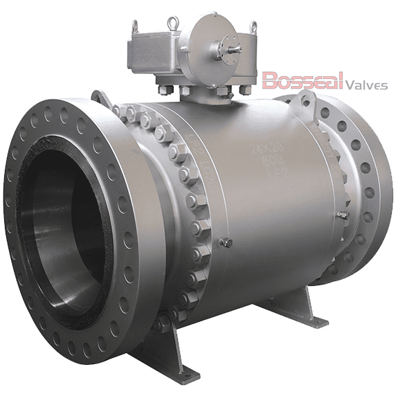 ASTM A350 LF2 Ball Valve, 36 IN, 1500 LB, RTJ, Bolted Bonnet
