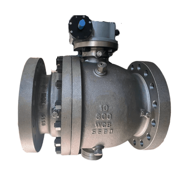 Full Bore Trunnion Ball Valve, 10 Inch, 300 LB, WCB, RF