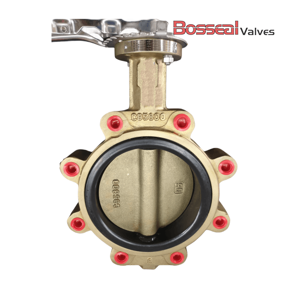 API 609 Cat B Flanged Butterfly Valve, B148 C95800, 26 Inches