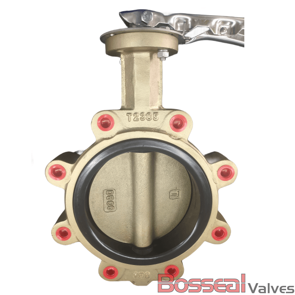 BS EN 593 Butterfly Valves, Bronze C95800, 2-1/2 Inch, CL150