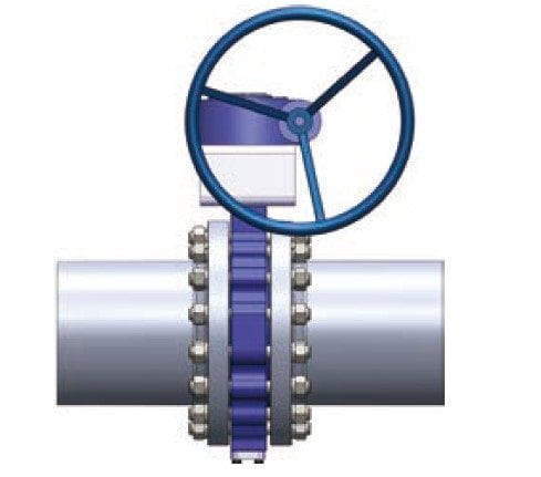 Offsets of Butterfly Valves