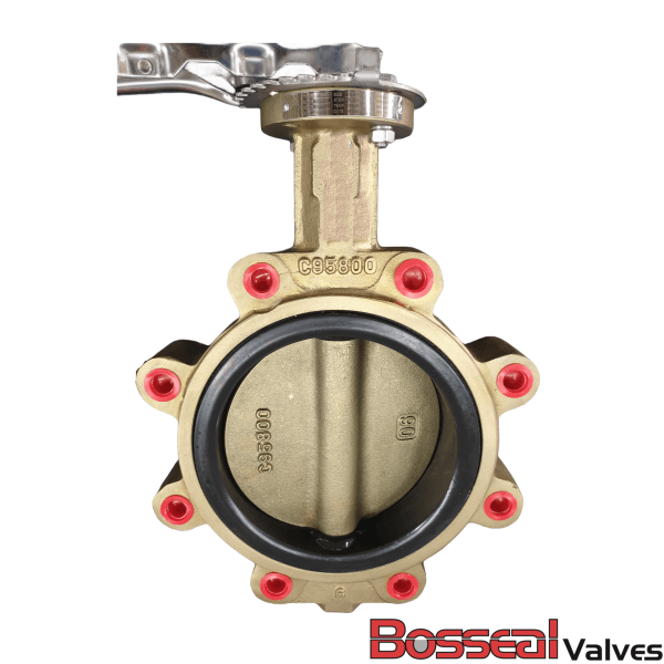 EN 593 Butterfly Valve, 6IN, CL150, API 609, C95800, LUG