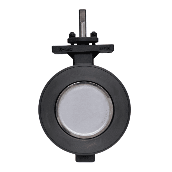 Bare Shaft Butterfly Valve, Double Offset, 6 IN, 150 LB, WCB