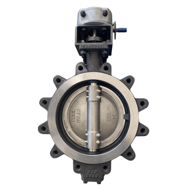 ASTM A216 WCB Double Offset Butterfly Valve, 150 LB, 14 Inch