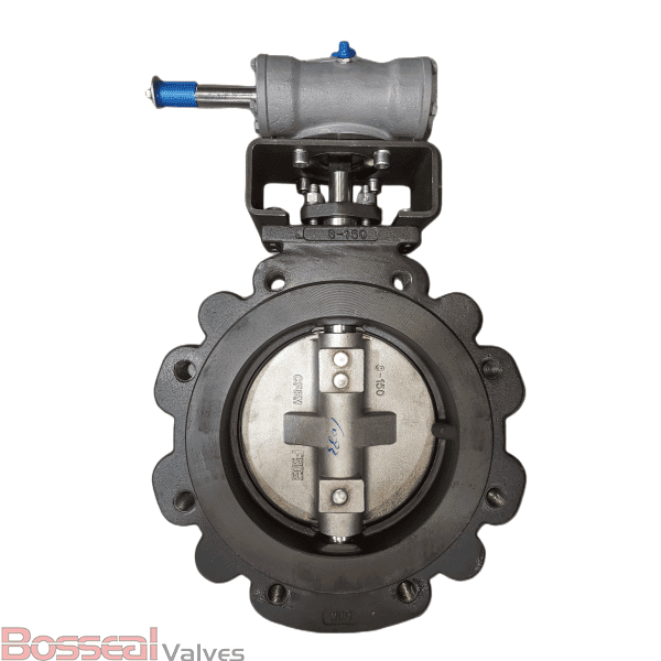 API 609 Cat B Lug Butterfly Valve, A890 5A, 16 IN, CL 150