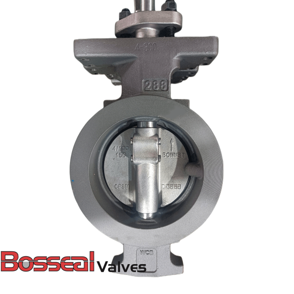 ASTM A216 WCB Double Eccentric Butterfly Valve, 3 IN, CL 150