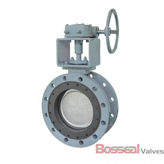 ASTM B148 C95800 Flanged Butterfly Valve, CL300, 14IN, EN 593