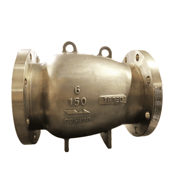 ASTM B148 C95800 Axial Check Valve, API 594, 6 Inch, 150 LB