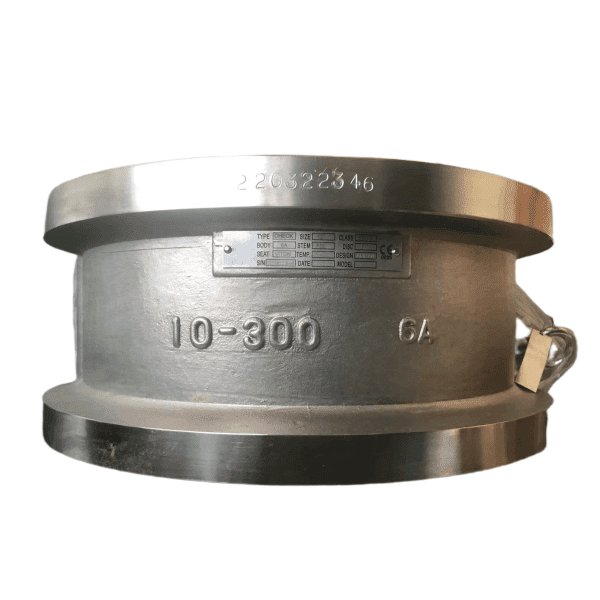 ASTM A995 6A Dual Plate Check Valve, 10 Inch, 300 LB, API594