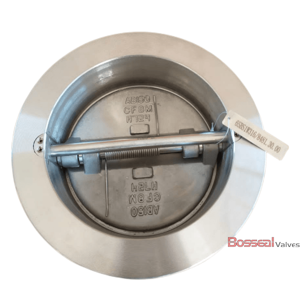 API 594 Dual Check Valve, 16 Inch, 300 LB, ASTM A351 CF8M