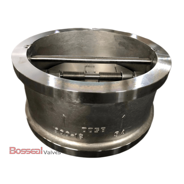 Spring Loaded Dual Check Valve, 4 IN, 2500 LB, ASTM A351 CF8M