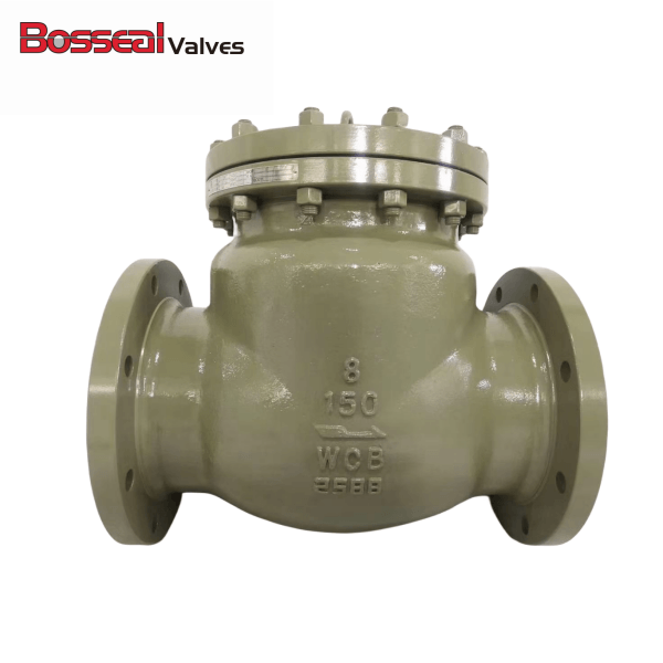 ASTM A216 WCB Swing Check Valve, 8 Inch, 150 LB, API 594, RF