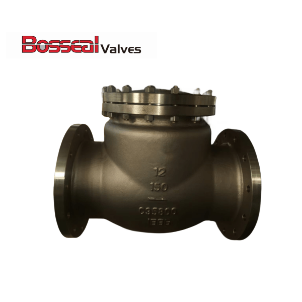 ASTM B148 C95800 Swing Check Valve, 12 IN, 150 LB, BS 1868, API 594