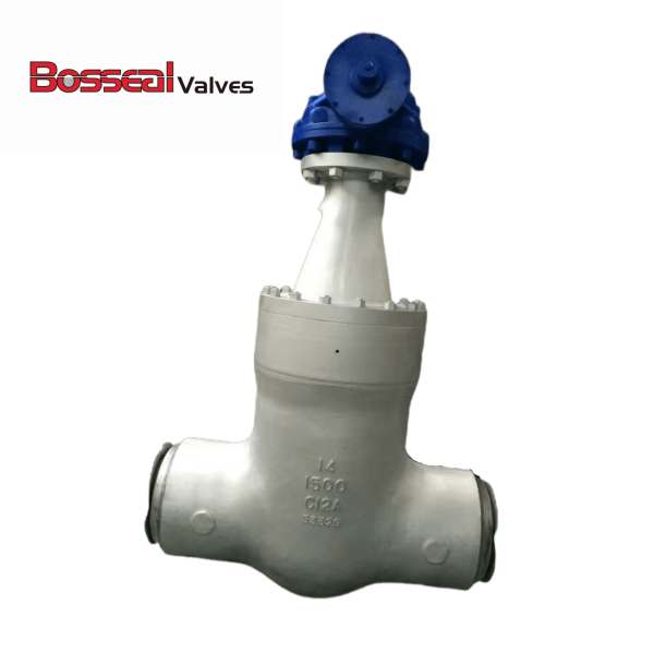 ASTM A217 C12A Gate Valve, 14 Inch, 1500 LB, API 600, BW