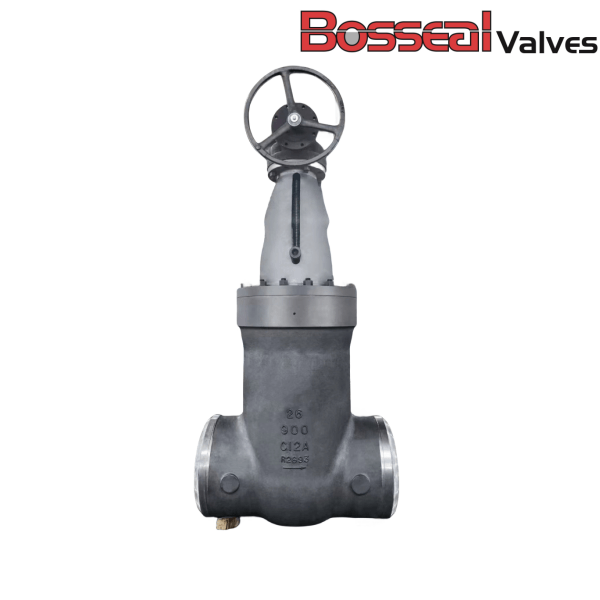 24 Inch Pressure Seal Gate Valve, 900 LB, ASTM A217 C12A, BW