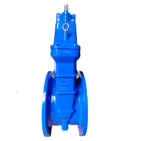 DIN F4 Resilient Gate Valve, DN350, PN10, DIN 3352, GGG50, RF