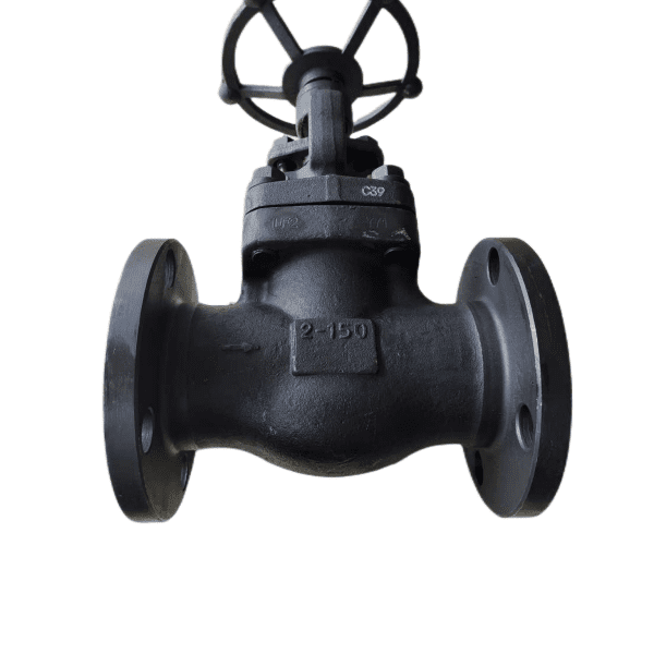 ASTM A350 LF2 Globe Valve, API 602, 2 IN, 150 LB, Trim 8, RF