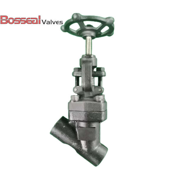 Bonnetless Y-pattern Globe Valve, 1-1/2 Inch, 1500 LB, F316