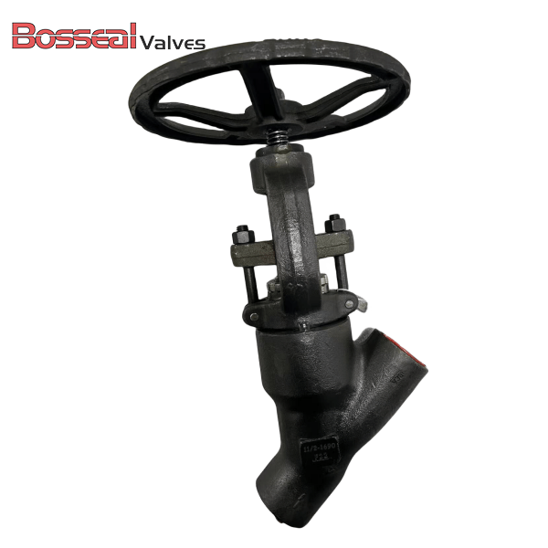 ASME B16.34 Y Globe Valve, ASTM A105N, 1/2 Inch, CL 800 LB