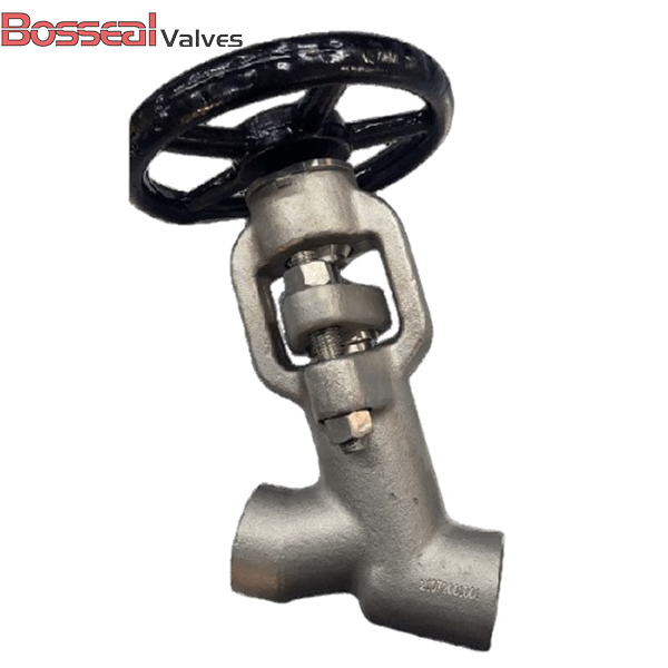 Forged Steel Y Globe Valve, ASTM A182 F316, 3/4 IN, 2500 LB