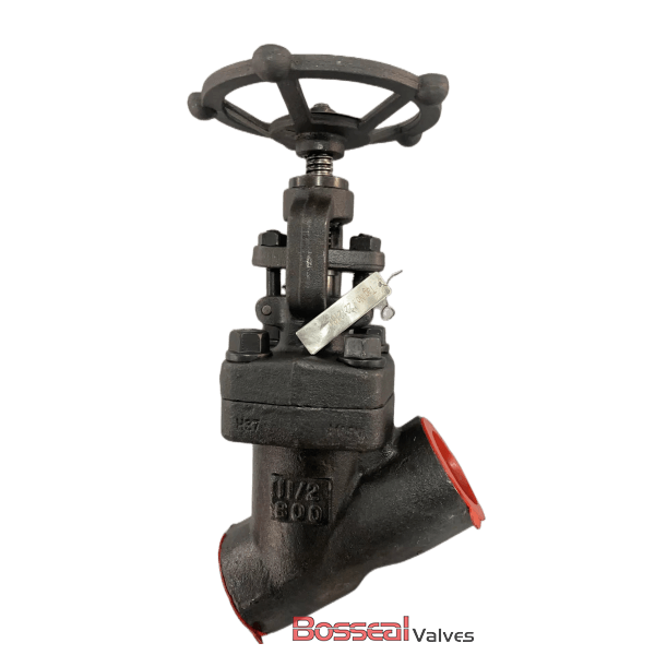 Welded Bonnet Y Globe Valve, A182 F11, ANSI 4500, 1 IN, NPT