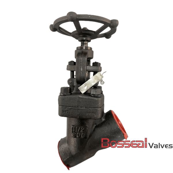 Y Pattern Globe Valve, A105N, 2500 LB, 1/2 IN, API 602